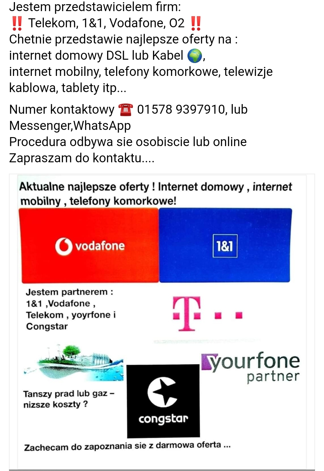 Polscy dostawcy internetu - Niemcy